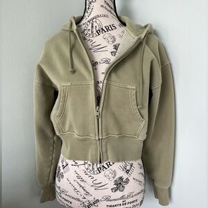 Cozy Sweatfleece Boyfriend Boxy Zip Hoodie